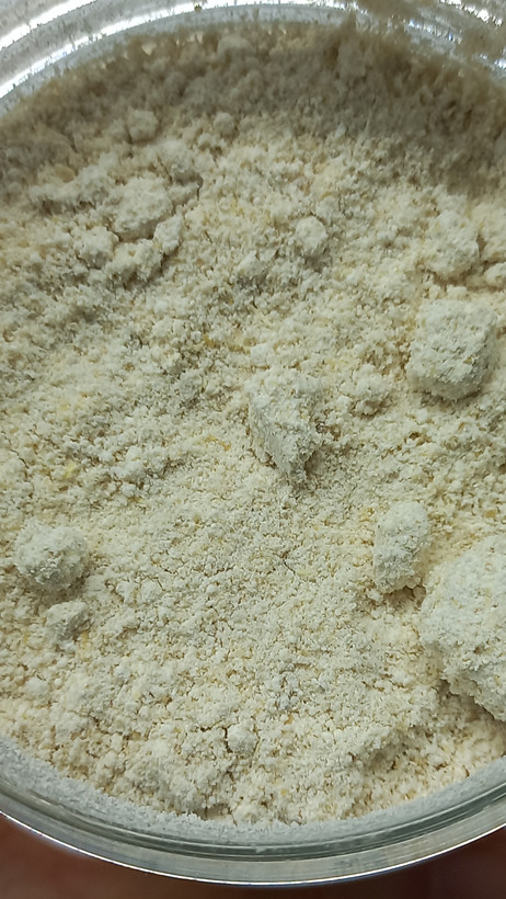 پودر پنکیک بادام درختی و جو پروتئین دار عضله ساز